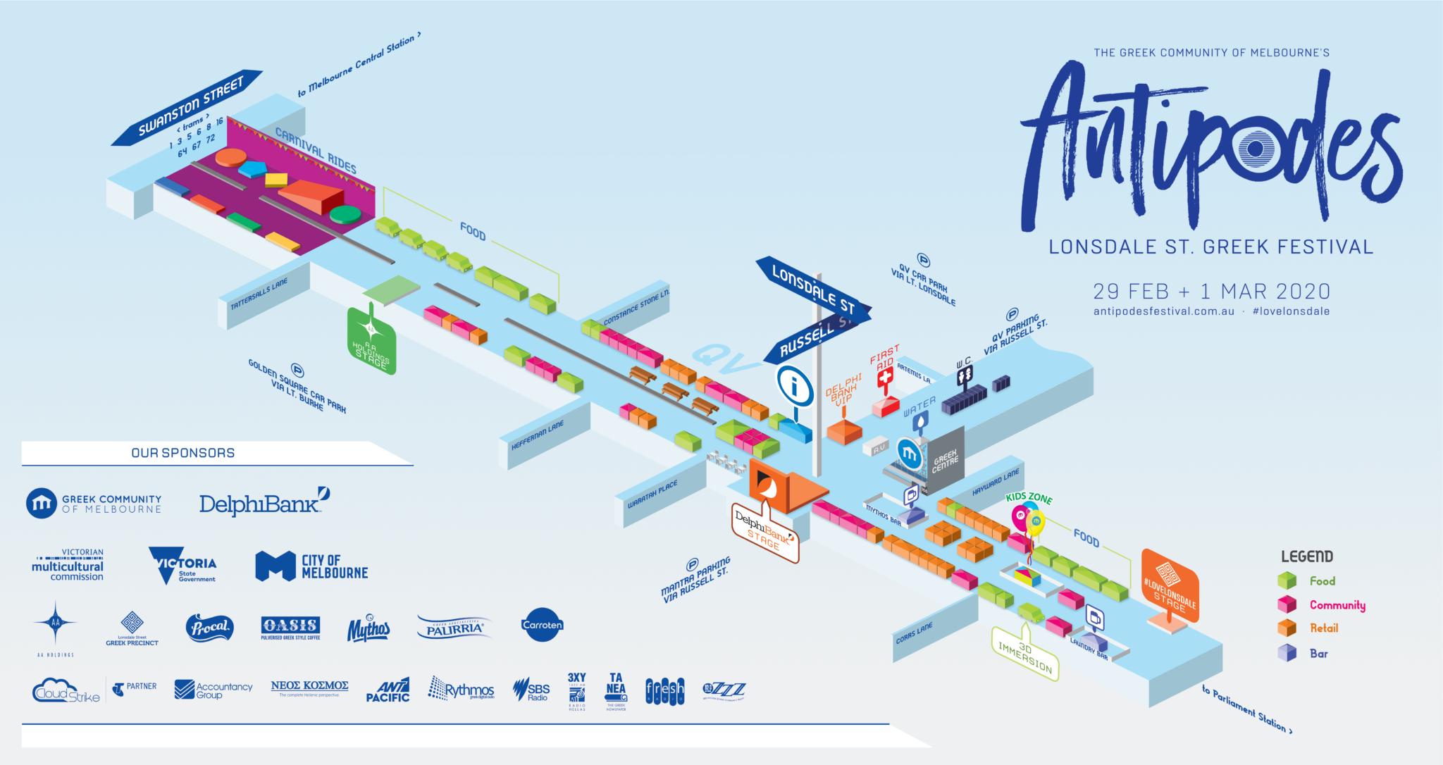 Antipodes Festival Map